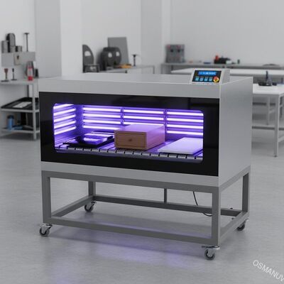 Forno de curagem UV de alta potência para secagem rápida de revestimentos à base de óleo em painéis de metal, móveis e PVC
