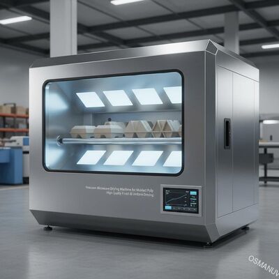 Máquina de secagem de microondas de precisão para celulose moldada.