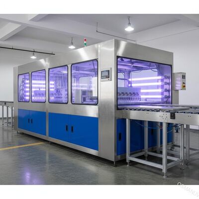 90 graus que gerenciem a máquina de revestimento UV automática para o painel de fibras do cimento