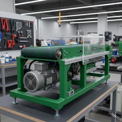 máquina síncrono 0.75KW da correia transportadora do verde do Cnc de 220V 50HZ