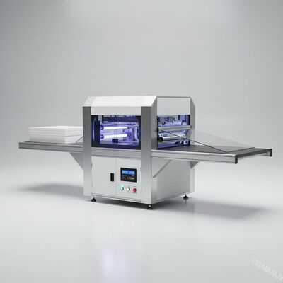 Máquina de estratificação UV do diodo emissor de luz para placa acrílica/plástica do silicato do cálcio