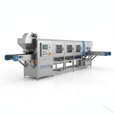 Equipamento de secagem por micro-ondas de 1 a 10 m/min, personalizável, para uso industrial e experimental