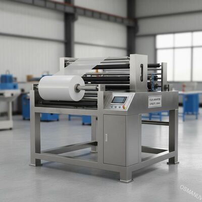 Máquina de laminação de filme de largura de 1600 mm com capacidade de aço inoxidável de 3000 kg