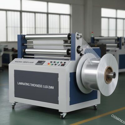 Máquina de laminação de filme de espessura 0,03-2 mm com diâmetro de enrolamento de 1000 mm