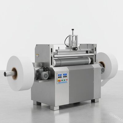 Máquina de revestimento de raspagem profissional de 400 mm 0.1-10m/min Reenrolamento automático