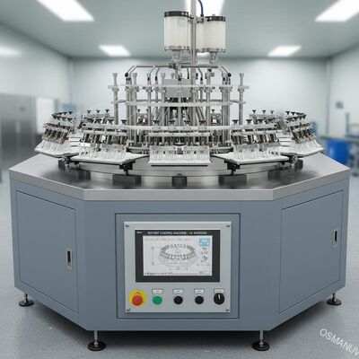 Máquina rotativa de revestimento 24 Estação de trabalho para a indústria de embalagens alimentares