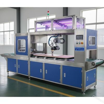 Linha integrada arma de pulverizador UV 380VAC da placa da máquina de revestimento 1500mm