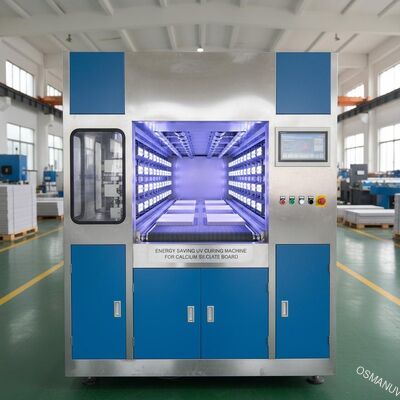 Máquina de cura UV de poupança de energia para a placa do silicato do cálcio