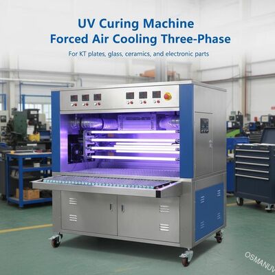 Máquina de cura UV forçada - refrigerar de ar Trifásico Empresa para placas do KT ou vidro ou cerâmica ou peças eletrônicas