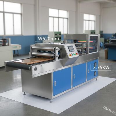 Equipamento de revestimento do rolo de W620mm 3.75KW/máquina de revestimento uv para a madeira