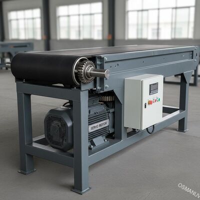 Máquina de banda transportadora 220V com servomotor