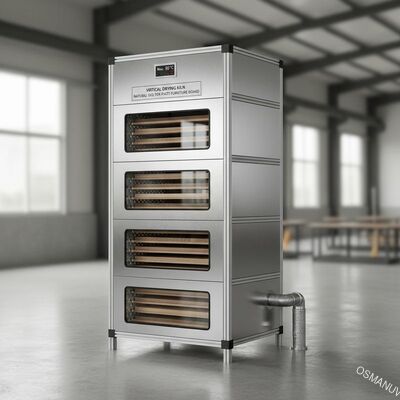 Forno de secagem vertical de gás natural Max 80 graus 2500mm para placas