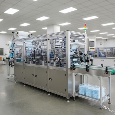 Máscara protetora cirúrgica de ISO9001 20KW que faz a linha de produção da máquina/máscara cirúrgica