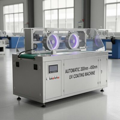 200nm automático - máquina de revestimento 450nm UV com termostato de BKC