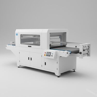 Coater uv manual para a impressão de Digitas, linha branca 800mm da pré-lacagem em contínuo