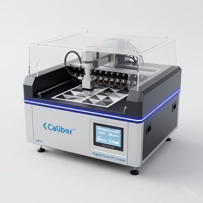 Coater uv 28m/Min ISO9001 1.1mm do ponto de Digitas do calibre da arma de pulverizador