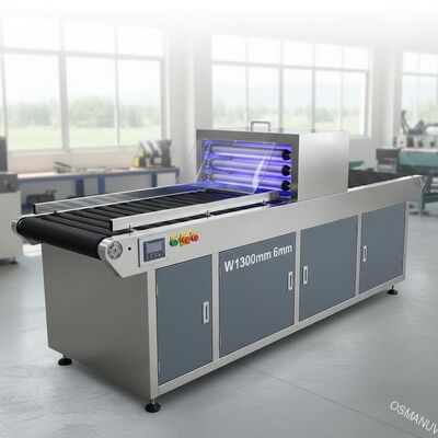 Máquina de revestimento UV protetora da espessura/máquina de cura uv W1300mm 6mm