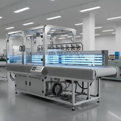 Envernize o transporte de pintura uv de revestimento do PVC da máquina 2.5m