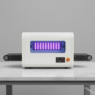 diodo emissor de luz UV da lâmpada branca do computador de 220V 50HZ que cura a máquina 200m/Min