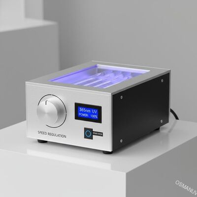 Máquina regulamentar da irradiação 365nm UV da velocidade de Stepless