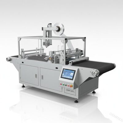 Máquina de estratificação de corte automática do filme para o vidro, placa do Pvc, tela de exposição