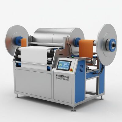 Rolo giratório da máquina da transferência térmica da imprensa da altura para rolar a economia de energia