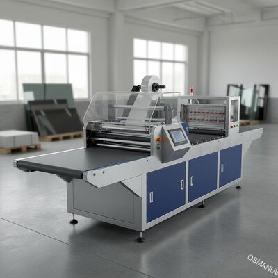 Máquina de estratificação com o filme automático que corta a máquina UV do Coater para o vidro, placa, placa do pvc, tela de exposição