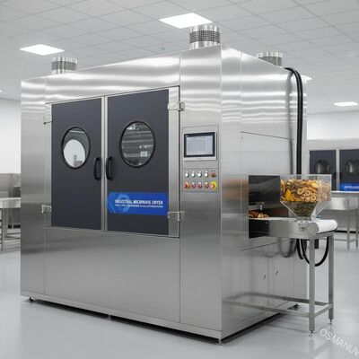 Máquina de Secagem de Frutas e Ervas por Micro-ondas Industrial | Alta Eficiência e Preservação da Qualidade