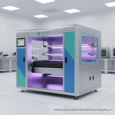 Máquina de curado UV optimizada e sem poeira e respeitosa do ambiente
