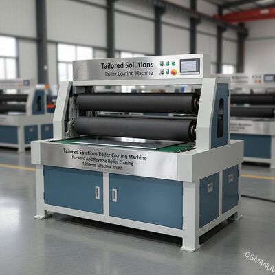 Máquina de Revestimento por Rolo com Soluções de Engenharia de Precisão e Revestimento por Rolo para Frente e para Trás, Largura Efetiva de 1320mm