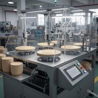 Tela de revestimento para embalagem de alimentos para água à prova de óleo quente Máquina de revestimento de seis estações para cana de açúcar de papel de bambu