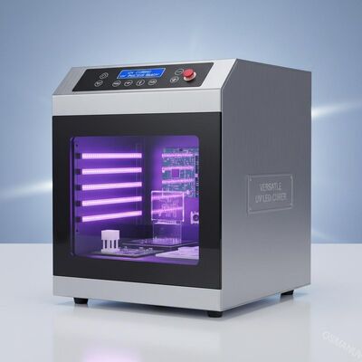Máquina de cura de LED ultravioleta versátil 300mm*300mm*400mm para várias aplicações