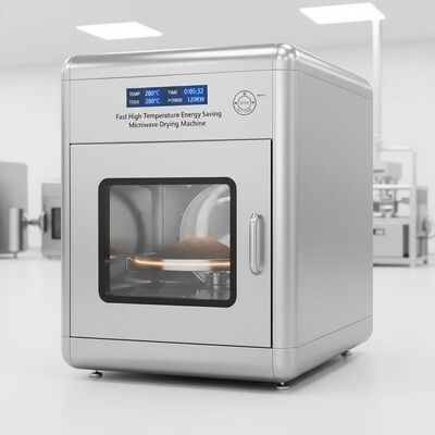 Máquina de secagem de micro-ondas de alta temperatura e de poupança de energia