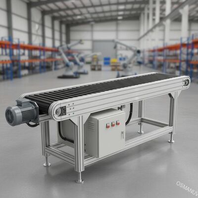 Sistema de transportador de correia de controlo PLC 220 V para automação industrial