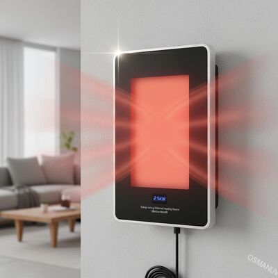 Dispositivo de aquecimento infravermelho de poupança de energia Consumo de energia de 2,5 kW para aquecimento eficaz