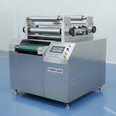 Máquina de laminagem de filme de 25 kW com faixa de temperatura 0-300C de aço inoxidável