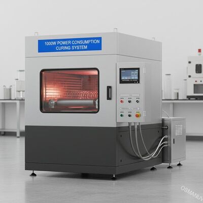 Sistema de cura de consumo de energia de 1000 W com controlo PLC profissional