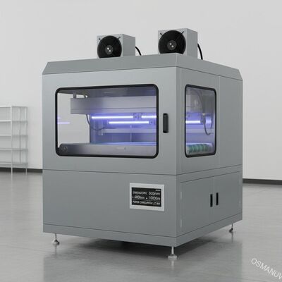 Máquina de cura UV com 500 mm*600 mm*1000 mm Dimensões e consumo