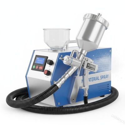 Máquina de revestimento por pulverização de materiais para revestimento em pó com distância de pulverização de 0-200 mm