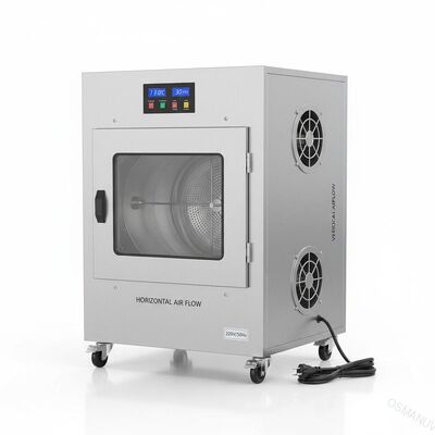 Máquina de secagem por infravermelho para carga de 50 kg 220V/50Hz Direção horizontal/vertical do fluxo de ar