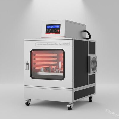 Máquina de secagem de infravermelho com temperatura de aquecimento ajustável para secagem personalizada