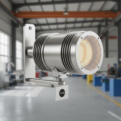 Dispositivo de aquecimento infravermelho de aço inoxidável adequado para níveis de ruído industriais ≤ 75 dB