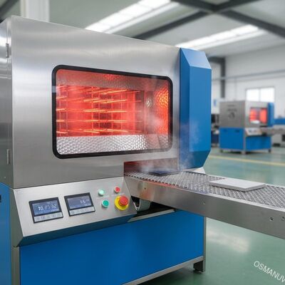 Máquina de secagem industrial por infravermelho Secagem mais rápida Consumo de energia menor