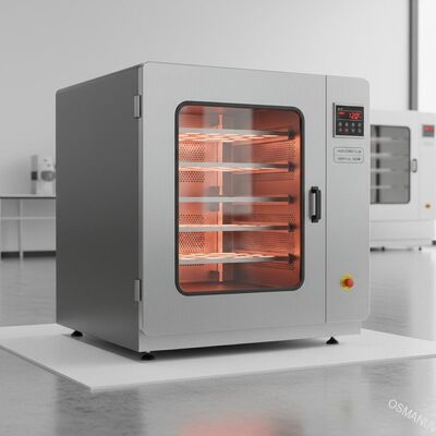 Máquina de secagem por infravermelho de 600*600*750mm para direcção horizontal/vertical do fluxo de ar