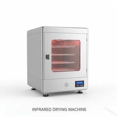 Máquina de secagem por infravermelhos de 600*600*750mm Nível de ruído baixo para secagem