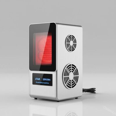 Máquina de secagem por aquecimento por infravermelho com nível de ruído ≤ 75 dB e alimentação a 220 V/50 Hz