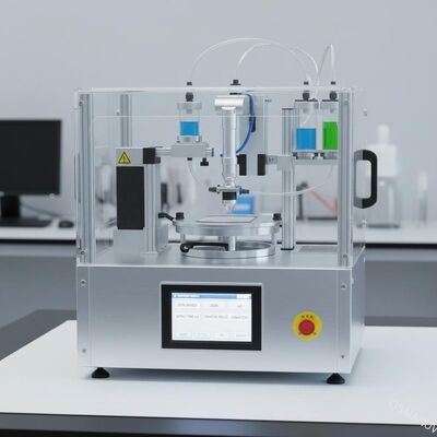 Máquina de revestimento por espingarda para obter um resultado de revestimento consistente e repetível