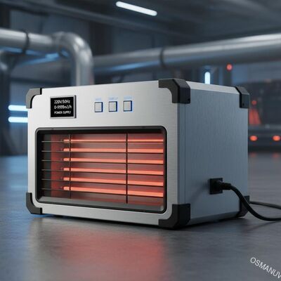 Dispositivo de aquecimento infravermelho de 220 V/50 Hz com 0-9999 m3/h de volume de ar e alimentação