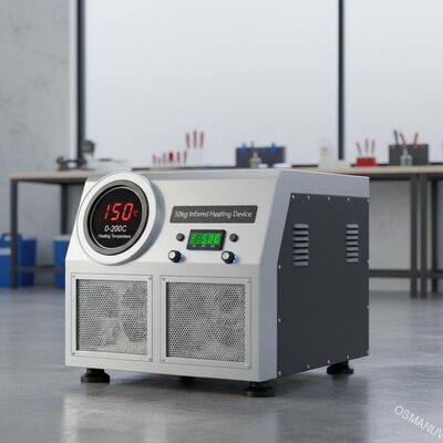 Dispositivo de aquecimento por infravermelho de 50 kg a uma temperatura de aquecimento de 0 a 200 °C