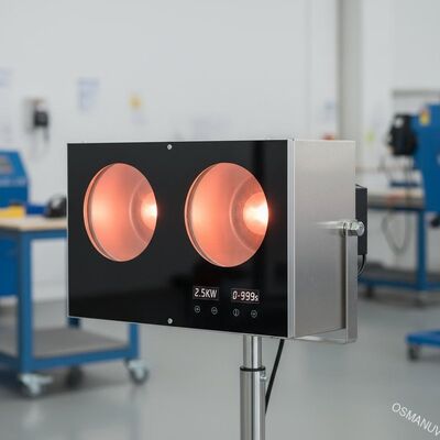 2.5KW Consumo de energia Secadores infravermelhos com 0-999s Tempo de aquecimento